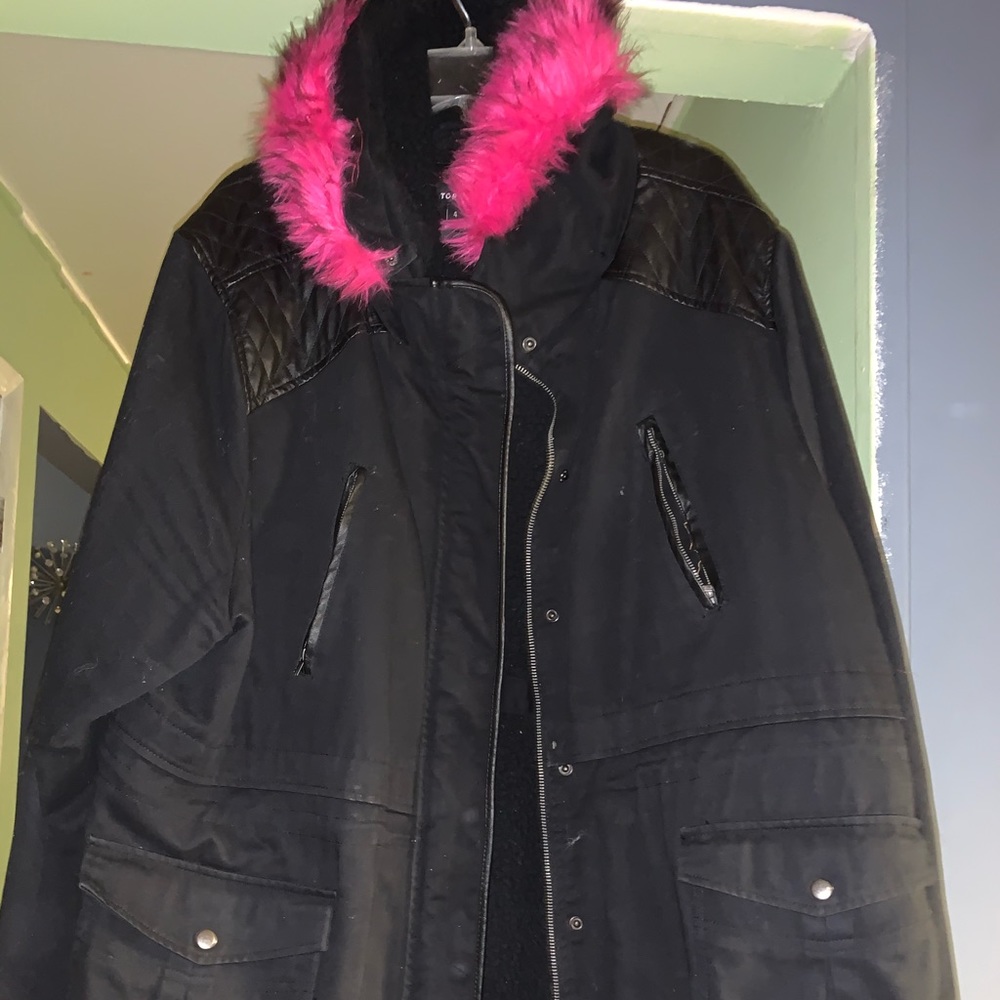 Women’s Plus Size Anorak Black Jacket